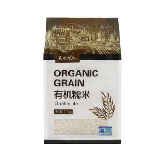 天地粮人  甄制有机糯米1.25kg