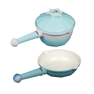 帝伯朗TIBORANG  泡面锅陶瓷不粘锅两件套 乐园系列辅食婴儿奶锅小煎锅全灶通用