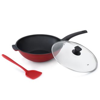 菲仕乐Fissler 食小色32厘米不粘煎炒锅（赠送硅胶铲）EMW-AL321001