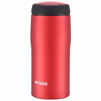 虎牌（TIGER）   保温杯 进口男女士便携商务文艺水杯子360ML MJA-B036-RM深红色