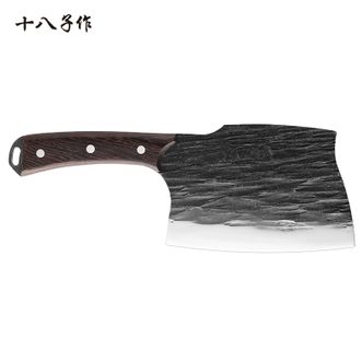 十八子作  刀具 手工锻打菜刀斩切两用切菜刀切肉切片刀 磨锋系列斩切刀SL2326-AB