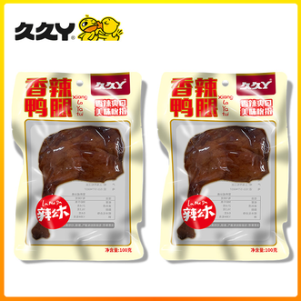 久久丫  香辣鸭腿100g*2