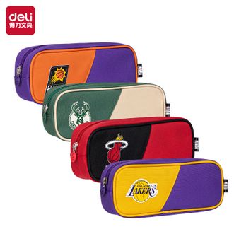 得力/deli  NBA多用途文具收纳袋 66771A-NBA（颜色随机）