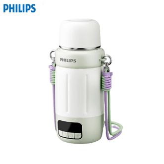 飞利浦/Philips  随行电热水杯AWP3330GN【新芽绿】便携迷你烧水杯316不锈钢内胆电热杯保温杯 【无线恒温杯】550ml