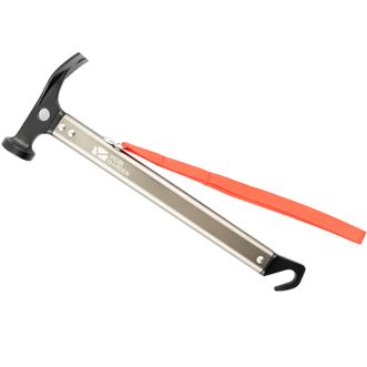 mobigarden  牧高笛NX20671023地钉锤户外露营野营轻量便携锤子铸铁榔头钛色