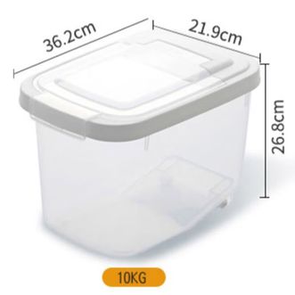 茶花（CHAHUA）  大米收纳桶 米缸 米桶 储米箱 面粉桶收纳箱罐储米桶防潮面缸 20斤