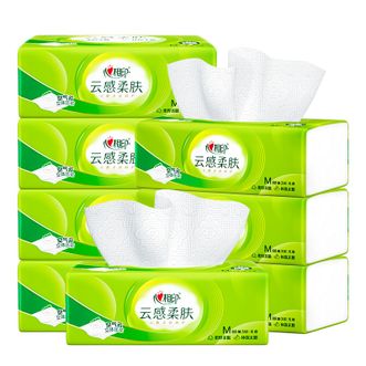 心相印  云感软抽88抽8包装三层塑装纸面巾 DT18098