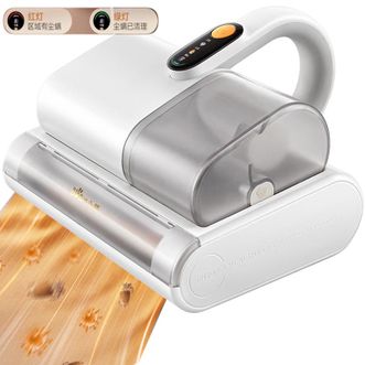 小熊/Bear  除螨仪感应高温杀菌双杯滚刷大吸力手持高频拍打紫外线吸尘除螨一体机 CMY-H03G6