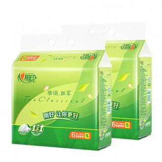 心相印 茶语丝享抽纸 3层130抽 6包/提*2提