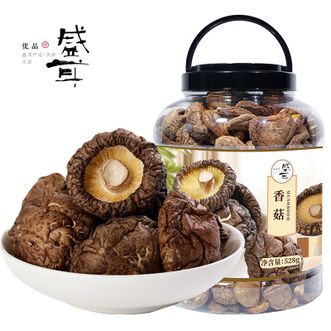盛耳  香菇干货528g（桶）蘑菇营养菌菇小香菇煲汤烹饪食材