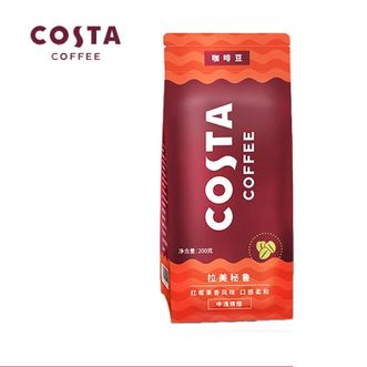  COSTA  咖啡豆 单产地 100%阿拉比卡中深度烘焙豆 拉美秘鲁咖啡豆200g（门店同款）
