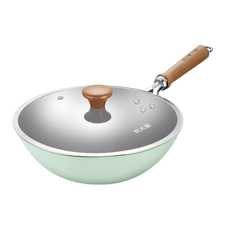 炊大皇（COOKER KING）  炒锅珐琅钛铁锅家用平底炒菜锅非遗铸铁锅28cm CG28FYL