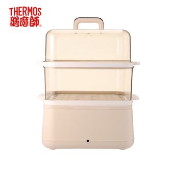 膳魔师（THERMOS）  多功能电蒸锅 电热锅 EHA-4411A  (12L) 双层组合