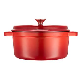 炊大皇（COOKER KING）  传家40铸铁珐琅汤锅22cm JDH22-1/JDB22-1