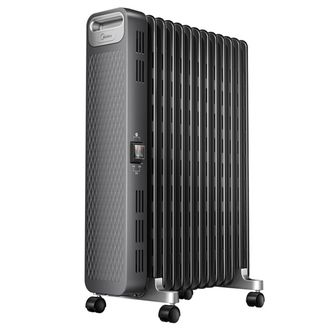 美的/Midea  油汀取暖器 家用办公室干衣2200W恒温镂空散热片安全防烫