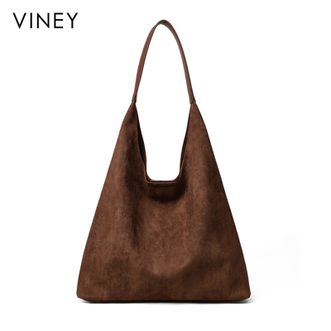 viney  轻奢高级感牛皮女包新款双肩包大容量旅行书包时尚百搭 V92654