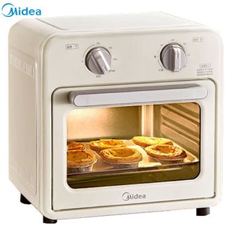 美的（Midea）家用9L迷你 空气炸烤箱 低脂烘烤炸 上下加热 双旋钮控制 PT10X2