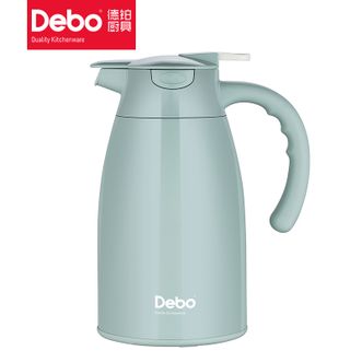 Debo  欧文真空保温壶304不锈钢保温壶热水壶  1.6L     DEP-863