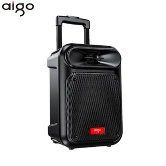 爱国者（aigo）  蓝牙音箱S55【标准版】 8吋广场舞音响大功率便携式户外重低音蓝牙k歌专用大音量移动拉杆音箱室外演出设备