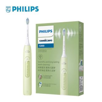 飞利浦/Philips  电动牙刷钻石3系 专业清洁护牙 【抹茶绿】HX5161