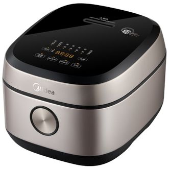 美的/Midea  电饭煲4升 0涂层 1300W IH电磁加热 家用大容量不锈钢内胆智能预约电饭锅