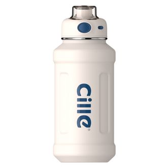 希乐  小胖墩保温杯大容量不锈钢水杯子运动吸管水瓶健身杯950ml    XB-22136