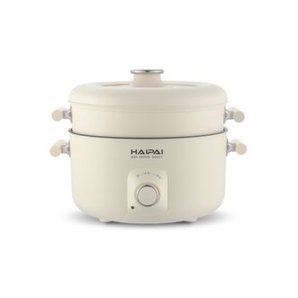 海牌（HAIPAI ）  多功能电火锅双层容量蒸煮双味简易清洗