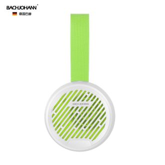 巴赫约翰/bachjohann  无线蓝牙音响 Q7 卡通创意音箱 家用重低音炮 高音质蓝牙手机通用 （白绿色）