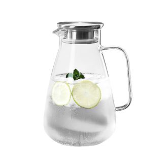 青苹果  嘟嘟壶  2.2L  升级加厚大容量玻璃凉水壶冷泡茶壶