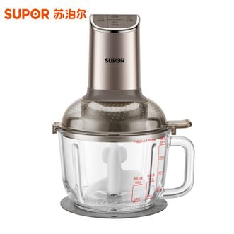 苏泊尔（SUPOR）  绞肉机 2.5L大容量家用料理机 宝宝婴儿辅食机 多功能数显屏幕搅拌机 碎肉机绞馅机肉馅机