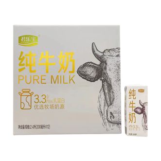 君乐宝(JUNLEBAO) 柳叶装纯牛奶 1-12-200ml 君乐宝(JUNLEBAO) 柳叶装纯牛奶 1-12-200ml