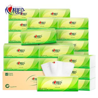 心相印  茶语大包M码抽纸110抽27包整箱