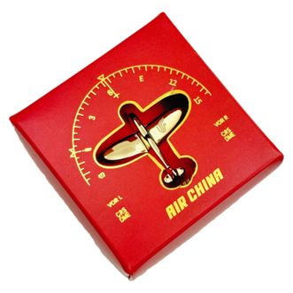 Air China  飞机徽章（金色）