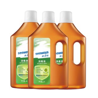 水卫仕/SEAWAYS  消毒液  杀菌灭菌清洁剂  家用除菌液  1L*3瓶装