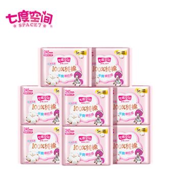 七度空间 日用纯棉245mm 40片 七度空间 日用纯棉245mm 40片