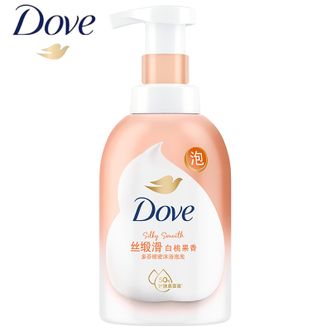 多芬/Dove  泡泡沐浴露沐浴乳 白桃果香400g 滋养保湿