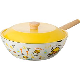 炊大皇（COOKER KING）  小黄鸭不粘炒锅  少油烟32cm煎锅  电磁炉通用  CG32XHY