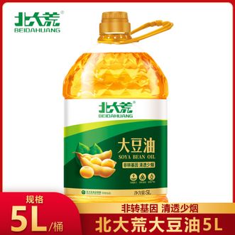 北大荒  一级大豆油5L食用油 大豆油一级 炒菜油黄豆油食用油