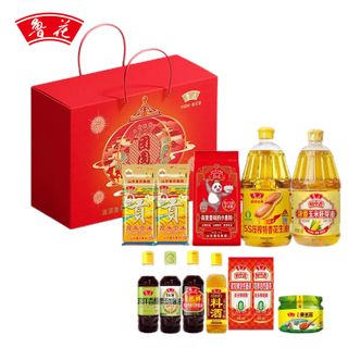 鲁花  阖家欢乐礼盒B 面油调味料组合 佳节送礼 甄选礼盒装