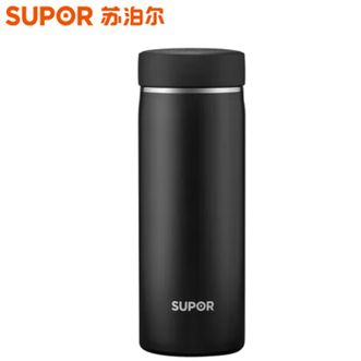 苏泊尔  真空保温杯316L不锈钢 长效控温 茶水分离 KC45HP10星河黑（SUPOR）