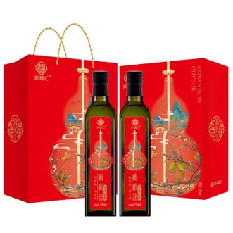 纳福汇  特级初榨橄榄油礼盒750ml*2