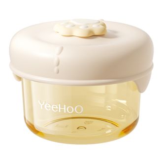 英氏（YEEHOO）  猫爪辅食盒奶白260mL  婴儿专用 米白色【ppsu材质】260ml