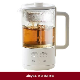 olayks.  养生壶  0.6L煮茶器 喷淋式蒸茶器 迷你多功能办公室恒温烧水壶  OLK-ZCQ600A