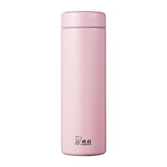 希诺  女士保温杯茶杯 时尚简约清新水杯 便携学生喝水杯