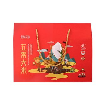 爱心农场  东北五常大米粳米礼盒10斤