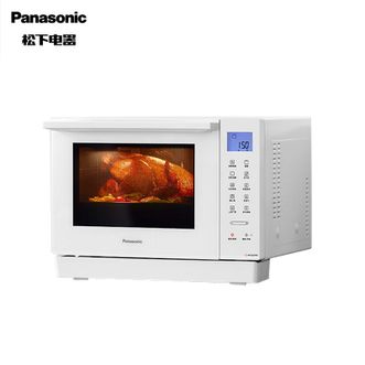 松下/Panasonic  微蒸烤炸一体机 23L家用台式变频微蒸烤 微波炉 烤箱 空气炸 蒸箱 万食炉 上烤下蒸NN-DS37PW