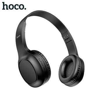 hoco.  头戴式无线蓝牙耳机 带麦克风音乐耳机重低音智能吃鸡耳麦 W46黑色  主图详情共用
