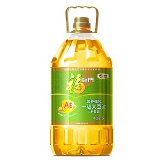 福临门  非转基因AE大豆油5L*1桶