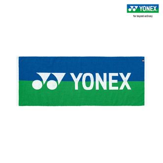 尤尼克斯（YONEX）  吸汗纯棉柔软毛巾yy AC1111YX 蓝/绿色（40x100cm）