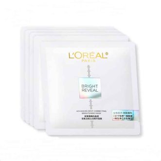 欧莱雅（LOREAL）  奶白面膜5片补水保湿美白淡斑提亮  无包装盒